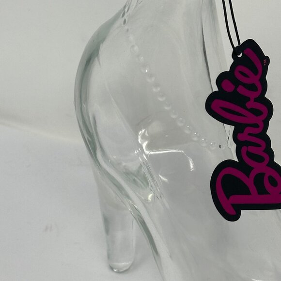 Glass High Heel Stiletto Shoe Decanter Bottle 8" Tall 11.8 Fl Oz With Cap - Picture 2 of 7
